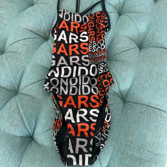 NWOT AGON swim brand Cougars Competition swimsuit One Piece - 32 (small) - Picture 1 of 2